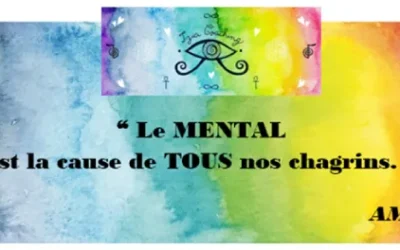❝ Le MENTAL est la cause de TOUS nos chagrins. ❞ AMMA