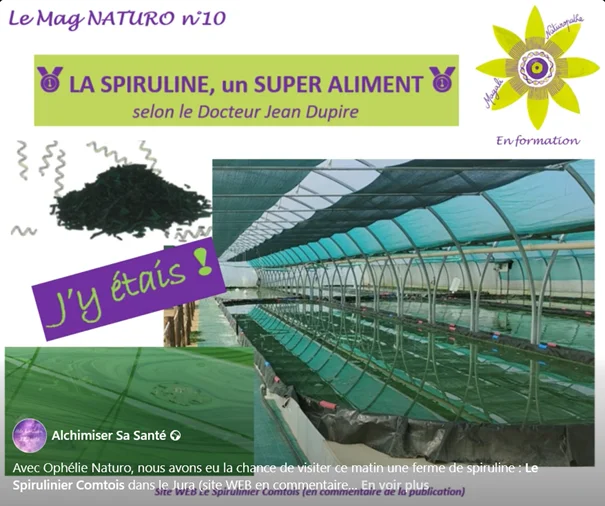 LA SPIRULINE, un SUPER ALIMENT