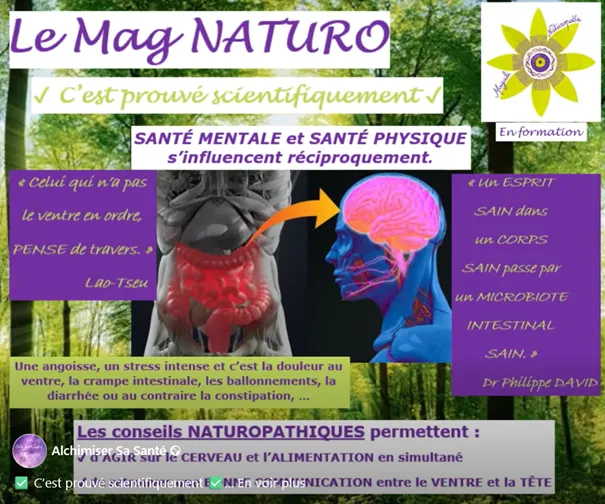 SANTÉ MENTALE et SANTÉ PHYSIQUE s’influencent réciproquement.