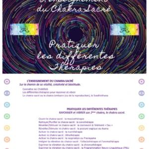 L’enseignement du Chakra-Sacré – Pratiquer les différentes thérapies